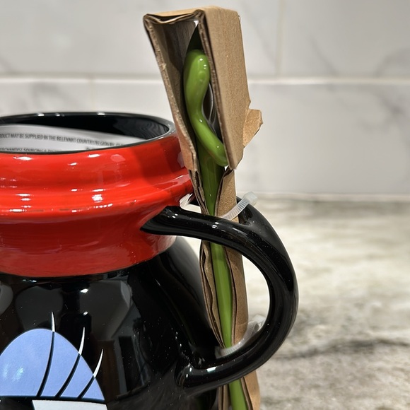 Disney Store Parks Classic Minnie Mouse Figural Mug with Flower Spoon NEW Box - Picture 9 of 11